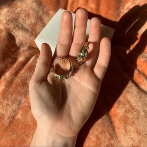 💎✨Cute Chunky Gold Hoops